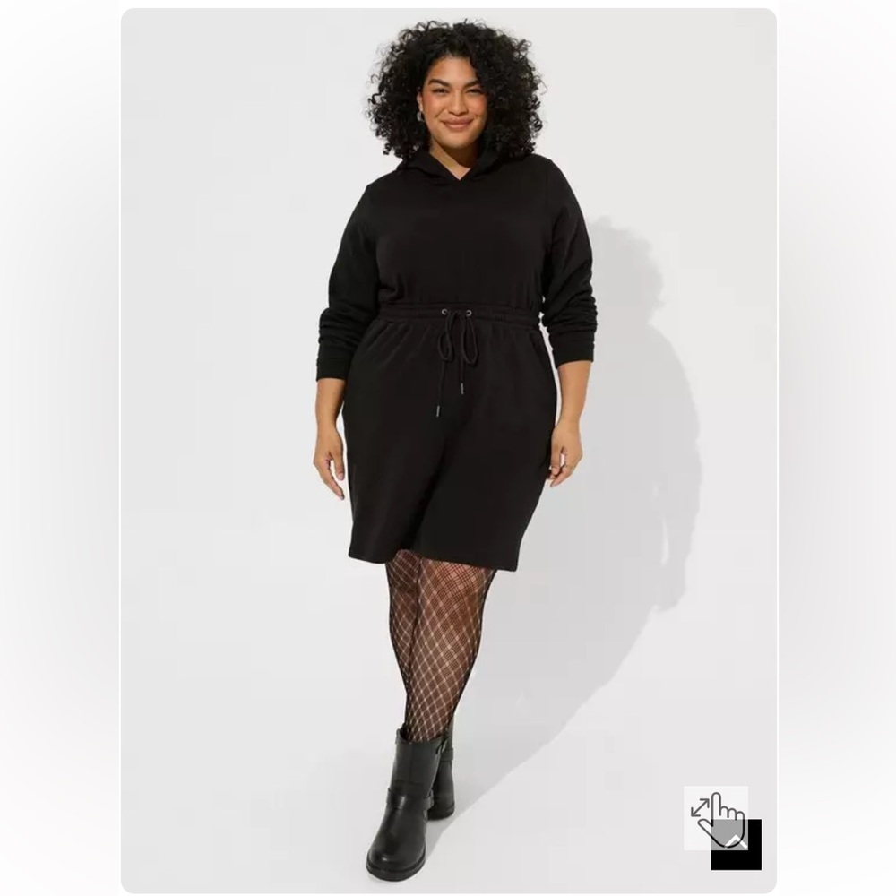 NWT Torrid Mini Hoodie Sweatshirt Dress